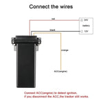 Mini sistema di localizzazione impermeabile per veicoli con localizzatore di posizionamento GPS 9V-30V 3Pin, 4G US Version, 4G AU Version, 4G EU Version