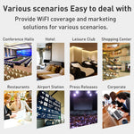 AP wireless per interni con montaggio a soffitto a doppia frequenza COMFAST CF-E393AX 3000Mbps WIFI6, CF-E393AX