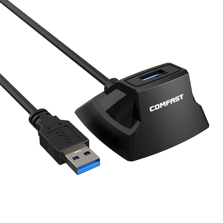 COMFAST CF-U318 Cavo prolunga USB 3.0 ad alta velocità da 1,2 m con base, With Base 1.2m