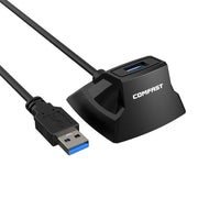 COMFAST CF-U318 Cavo prolunga USB 3.0 ad alta velocità da 1,2 m con base, With Base 1.2m