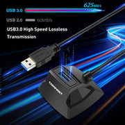 COMFAST CF-U318 Cavo prolunga USB 3.0 ad alta velocità da 1,2 m con base, With Base 1.2m