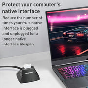 COMFAST CF-U318 Cavo prolunga USB 3.0 ad alta velocità da 1,2 m con base, With Base 1.2m