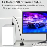 COMFAST CF-U318 Cavo prolunga USB 3.0 ad alta velocità da 1,2 m con base, With Base 1.2m