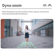 Stabilizzatore Q18 con tracking 360° e luce selfie