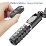 Stabilizzatore gimbal Q18 con tracking 360° e luce selfie