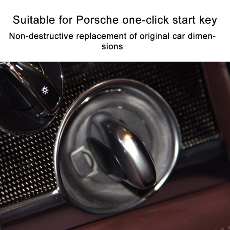 Pulsante dell'interruttore di accensione della chiave del motore di avviamento con un solo pulsante dell'auto, For Porsche Cayenne 2011-2017