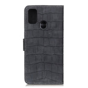 Custodia in pelle a vibrazione orizzontale con struttura in coccodrillo con supporto, slot per carte e portafoglio, For Xiaomi Redmi 9C, For Xiaomi Redmi 9A