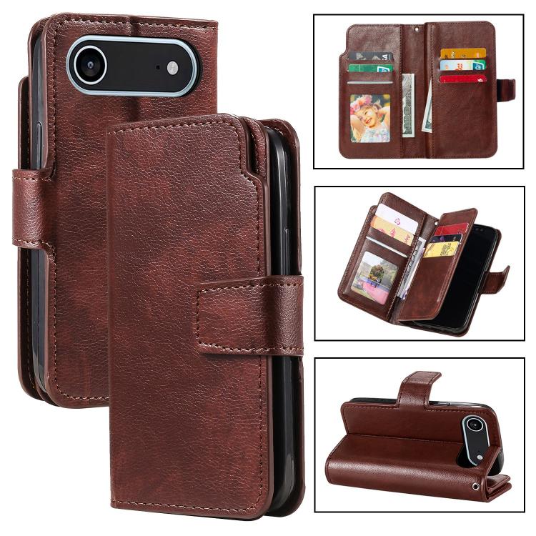 Custodia portafoglio in pelle per iPhone 17 Pro