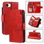 Custodia per cellulare in pelle con portafoglio triplo e 9 carte, For iPhone 18 Pro, For iPhone 18 Pro Max, For iPhone 17e / 16e, For iPhone 17 Pro Max