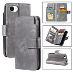 Custodia per cellulare in pelle con portafoglio triplo e 9 carte, For iPhone 18 Pro, For iPhone 18 Pro Max, For iPhone 17e / 16e, For iPhone 17 Pro Max