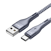 Cavo dati di ricarica da USB a USB-C/Tipo-C DUZZONA A8 2.4A, 1m, 2m