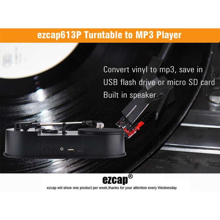 Mini giradischi Ezcap 613P con convertitore MP3 USB
