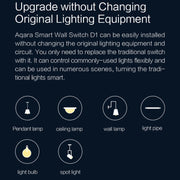 Originale Xiaomi Aqara Smart Wall Switch D1,, Single FireWire Single Button Version, Single FireWire Double Button Version, Single FireWire Three Button Version, Zero FireWire Single Button Version, Zero FireWire Double Button Version                  ...