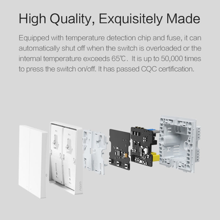 Xiaomi Aqara Smart Wall Switch D1 Zigbee 10A 220V