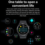 HDT MAX 1,60 pollici quadrante nero cinturino in silicone IP68 orologio intelligente impermeabile supporto chiamata Bluetooth, Black Dial Silicone Band