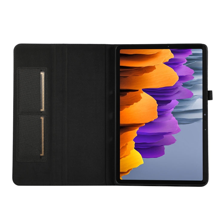 Custodia per tablet in pelle PU con vibrazione orizzontale in TPU + tessuto, For Samsung Galaxy Tab S10 FE / S9 FE, For Samsung Galaxy Tab S10 FE+, For Samsung Galaxy Tab S10 Ultra, For Samsung Galaxy Tab S9+ / S10+