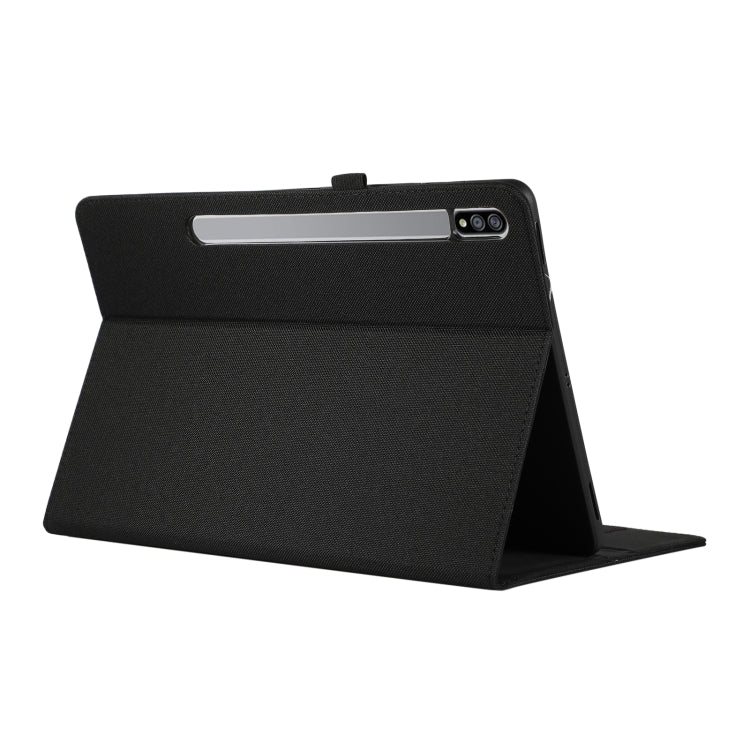 Custodia per tablet in pelle PU con vibrazione orizzontale in TPU + tessuto, For Samsung Galaxy Tab S10 FE / S9 FE, For Samsung Galaxy Tab S10 FE+, For Samsung Galaxy Tab S10 Ultra, For Samsung Galaxy Tab S9+ / S10+