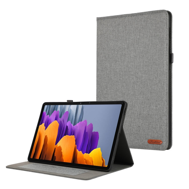 Custodia per tablet in pelle PU con vibrazione orizzontale in TPU + tessuto, For Samsung Galaxy Tab S10 FE / S9 FE, For Samsung Galaxy Tab S10 FE+, For Samsung Galaxy Tab S10 Ultra, For Samsung Galaxy Tab S9+ / S10+