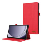 Custodia per tablet in pelle PU con vibrazione orizzontale in TPU + tessuto, For Samsung Galaxy Tab A9+, For Samsung Galaxy Tab A9