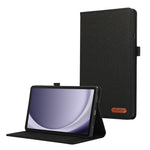 Custodia per tablet in pelle PU con vibrazione orizzontale in TPU + tessuto, For Samsung Galaxy Tab A9+, For Samsung Galaxy Tab A9