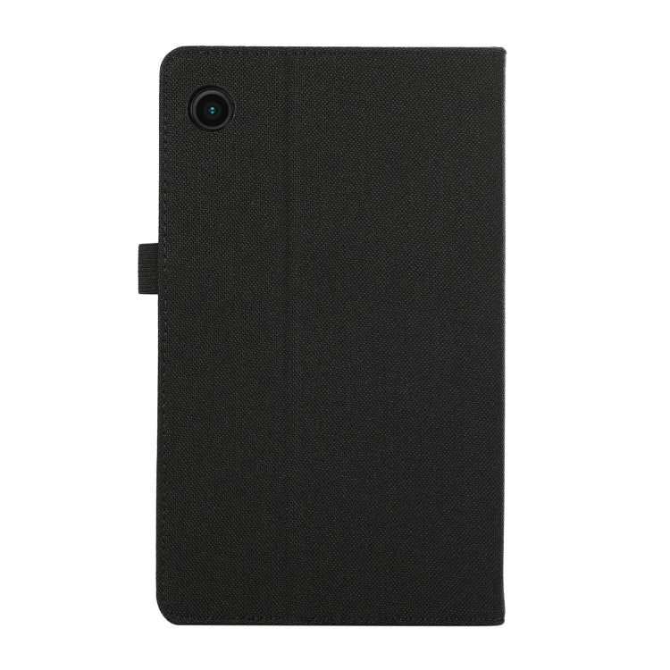 Custodia per tablet in pelle PU con vibrazione orizzontale in TPU + tessuto, For Samsung Galaxy Tab A9+, For Samsung Galaxy Tab A9