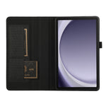 Custodia per tablet in pelle PU con vibrazione orizzontale in TPU + tessuto, For Samsung Galaxy Tab A9+, For Samsung Galaxy Tab A9