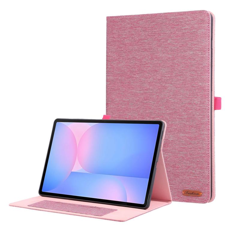 Custodia per tablet in pelle PU con vibrazione orizzontale in TPU + tessuto, For Samsung Galaxy Tab S10 FE / S9 FE, For Samsung Galaxy Tab S10 FE+, For Samsung Galaxy Tab S10 Ultra, For Samsung Galaxy Tab S9+ / S10+