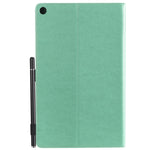 Cat Bee goffratura modello da tavolo antiurto per PC custodia protettiva orizzontale in pelle flip con slot per schede e portafogli e slot per penna e funzione sleep/sveglia, For Amazon Kindle Fire HD 10 (2015) / (2017)                                 ...