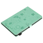 Cat Bee goffratura modello da tavolo antiurto per PC custodia protettiva orizzontale in pelle flip con slot per schede e portafogli e slot per penna e funzione sleep/sveglia, For Amazon Kindle Fire HD 10 (2015) / (2017)                                 ...