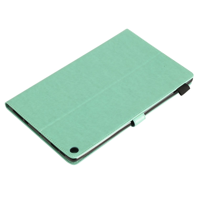 Cat Bee goffratura modello da tavolo antiurto per PC custodia protettiva orizzontale in pelle flip con slot per schede e portafogli e slot per penna e funzione sleep/sveglia, For Amazon Kindle Fire HD 10 (2015) / (2017)                                 ...
