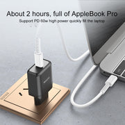 Cavo dati di ricarica Yesido CA154 PD 60 W da USB-C / Type-C a USB-C / Type-C, lunghezza: 1 m, USB-C / Type-C to USB-C / Type-C