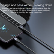 Cavo dati di ricarica Yesido CA156 PD 60W da USB-C / Type-C a USB-C / Type-C, lunghezza: 1 m, USB-C / Type-C to USB-C / Type-C