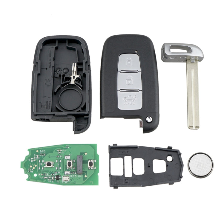Per la chiave dell'auto Hyundai a 3 pulsanti SY5HMFNA04 viene fornita con la chiave dell'auto con chip 433 Mhz, For Hyundai 3-button SY5HMFNA04
