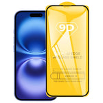 Pellicola in vetro temperato con schermo a colla completa 9D, For iPhone 16 Pro Max, For iPhone 16 Pro, For iPhone 16 Plus, For iPhone 16, For iPhone 15 Plus / 15 Pro Max, For iPhone 15 / 15 Pro