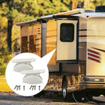 A8627 Kit di fermo semicircolare per portellone camper da 2 paia con viti