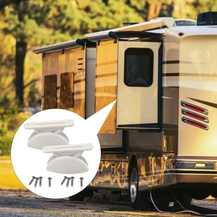 A8627 Kit di fermo semicircolare per portellone camper da 2 paia con viti