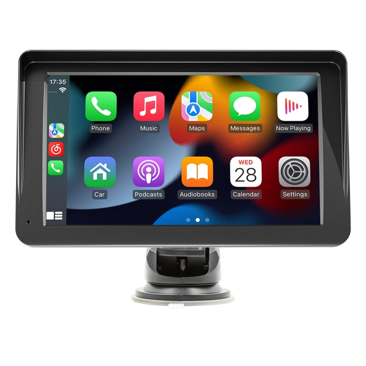 B5570 Lettore MP5 per auto stile parasole CarPlay wireless da 7 pollici, supporta l'interconnessione del telefono cellulare, B5570