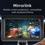 B5570 Lettore MP5 per auto stile parasole CarPlay wireless da 7 pollici, supporta l'interconnessione del telefono cellulare, B5570