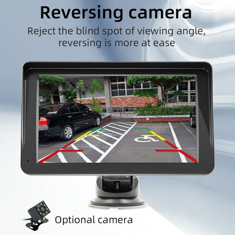 B5570 Lettore MP5 per auto stile parasole CarPlay wireless da 7 pollici, supporta l'interconnessione del telefono cellulare, B5570