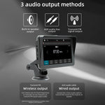 B5570 Lettore MP5 per auto stile parasole CarPlay wireless da 7 pollici, supporta l'interconnessione del telefono cellulare, B5570