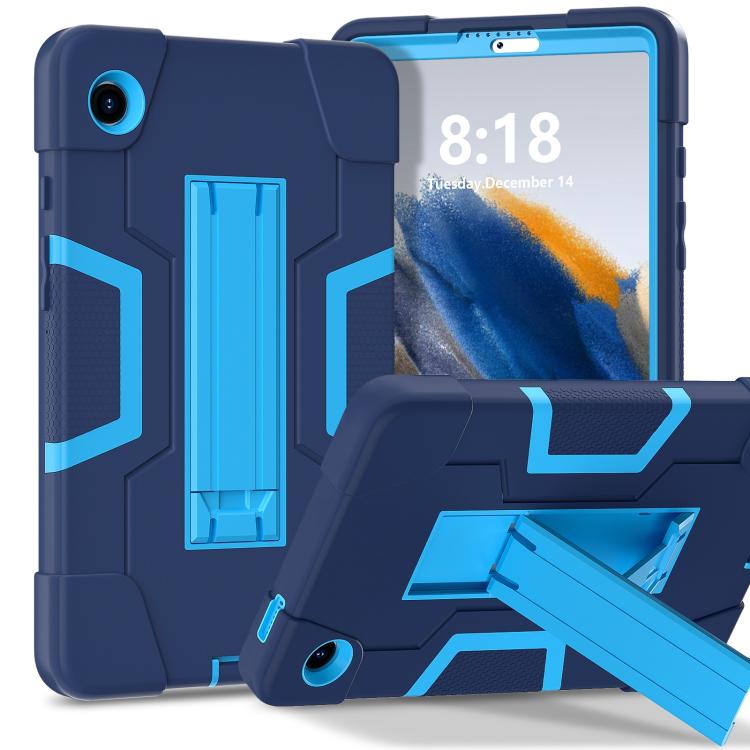 Custodia per tablet PC in silicone in colore contrastante con supporto, For Samsung Galaxy Tab A11, For Samsung Galaxy Tab A9+