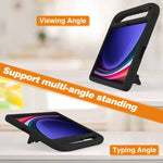 Custodia per tablet antiurto in EVA con supporto, For Samsung Galaxy Tab S9+