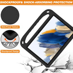 Custodia per tablet antiurto in EVA con supporto, For Samsung Galaxy Tab Tab A11+ / A9+, For Samsung Galaxy Tab Tab A11 / A9, For Samsung Galaxy Tab S10 FE+, For Samsung Galaxy Tab S9
