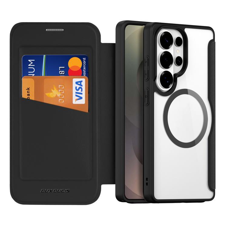 Custodia in pelle per telefono DUX DUCIS Skin X Pro Series Magsafe PC + TPU, For Samsung Galaxy S26+ 5G, For Samsung Galaxy S26 Ultra 5G, For Samsung Galaxy S26 5G, For Samsung Galaxy S25 Edge 5G, For Samsung Galaxy S25 5G, For Samsung Galaxy S25+ 5G  ...