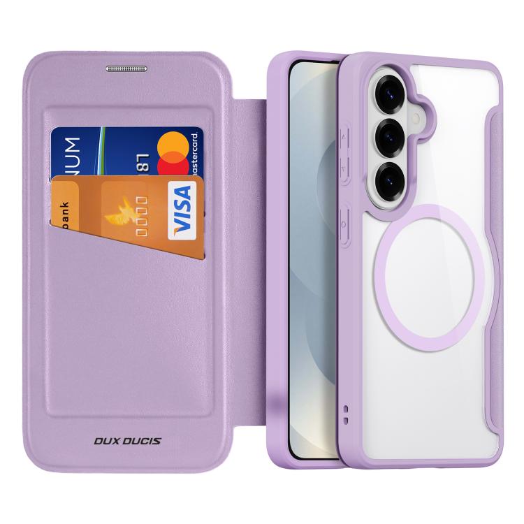 Custodia in pelle per telefono DUX DUCIS Skin X Pro Series Magsafe PC + TPU, For Samsung Galaxy S26+ 5G, For Samsung Galaxy S26 Ultra 5G, For Samsung Galaxy S26 5G, For Samsung Galaxy S25 Edge 5G, For Samsung Galaxy S25 5G, For Samsung Galaxy S25+ 5G  ...