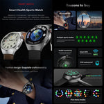 Bracciale intelligente GT4 Orologio intelligente da 1,53 pollici, supporto chiamata Bluetooth / NFC / frequenza cardiaca