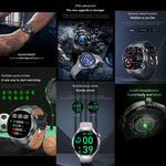 Bracciale intelligente GT4 Orologio intelligente da 1,53 pollici, supporto chiamata Bluetooth / NFC / frequenza cardiaca