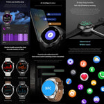 Bracciale intelligente GT4 Orologio intelligente da 1,53 pollici, supporto chiamata Bluetooth / NFC / frequenza cardiaca