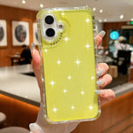 Custodia per telefono TPU + PC 3 in 1 con polvere glitterata, For iPhone 16 Pro Max, For iPhone 16 Pro, For iPhone 16 Plus, For iPhone 16, For iPhone 15 Pro Max, For iPhone 15 Pro