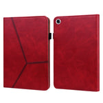 Custodia per tablet in pelle goffrata a righe tinta unita, For Samsung Galaxy Tab S9+ / S9 FE+, For Samsung Galaxy Tab S9 / S9 FE, For Samsung Galaxy Tab A9+, For Samsung Galaxy Tab A9